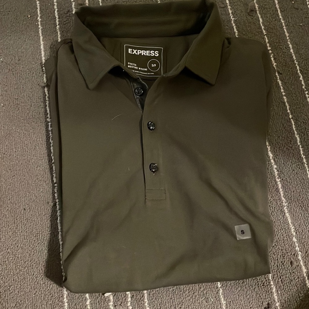 Express Men’s Green Polo - Size small